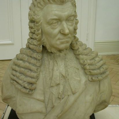 Bust of Matthew Davenport Hill Before Treatment 