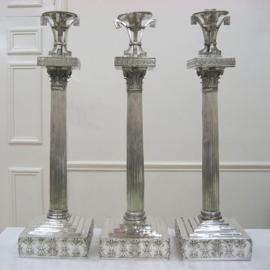 Masonic candlesticks After Treatment