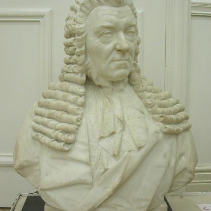 Bust of Matthew Davenport Hill After Treatment 